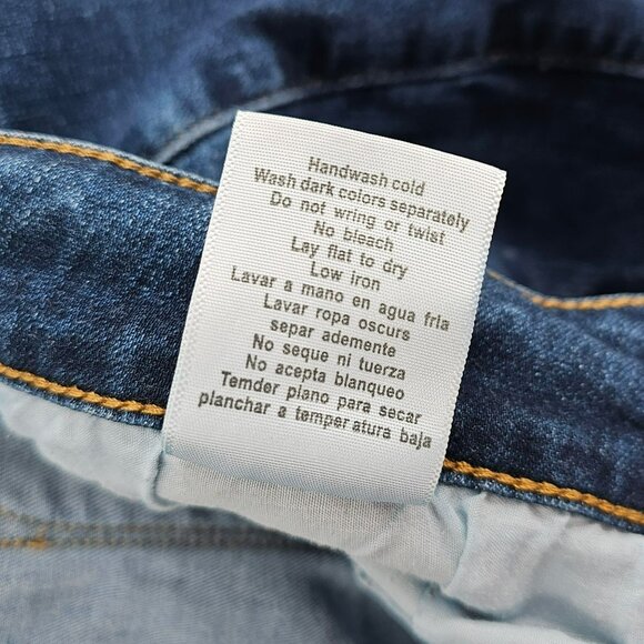 Judy Blue Skinny Fit Jeans 24W Dark Wash Button Fly Lightly Distressed High Rise - Picture 8 of 11